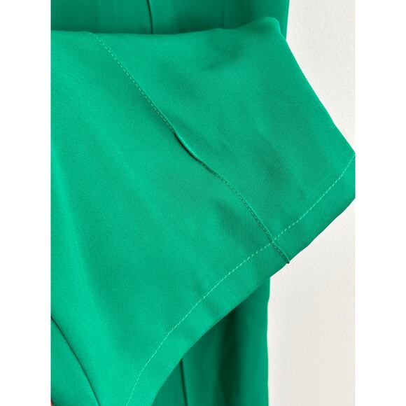 NWT Green Comfy Wide Leg Office Career Trouser Pants Women’s  size 12 - Picture 3 of 9